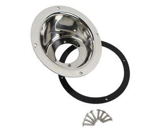 compare product Kentrol 97-06 Jeep Wrangler TJ Gas Filler Neck - Polished Silver