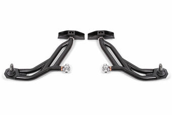 compare product BMR 10-14 Ford Mustang Adj. Lower A-Arms w/ Delrin/Rod End / 19mm Tall Ball Joint - Black Hammertone