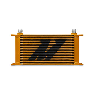 compare product Mishimoto Universal 19 Row Oil Cooler - Gold