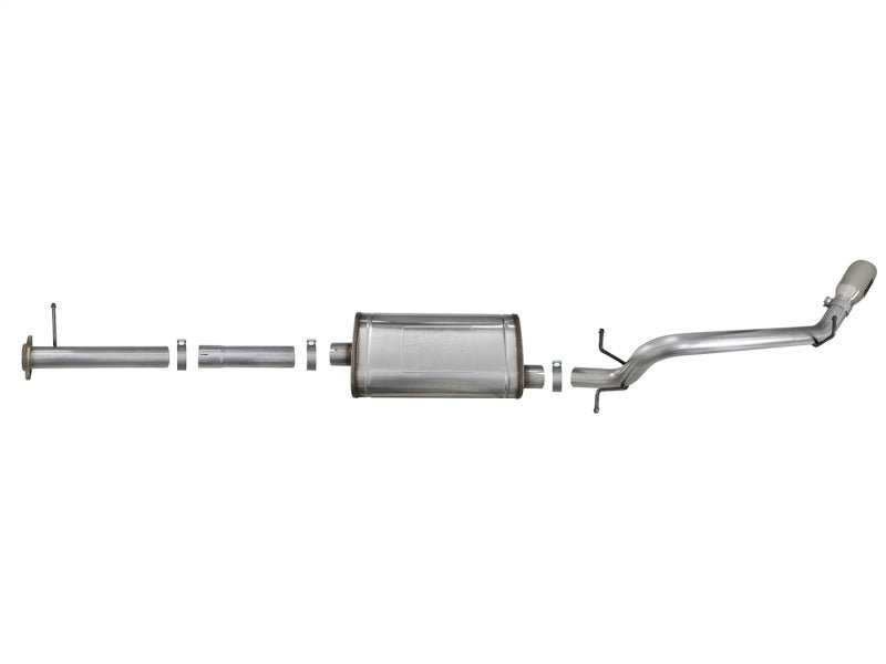 aFe Mach Force - XP Exhaust 3in CB SS 15 - 17 GM Colorado/Canyon 2.5L/3.6L Side Exit w/ Polished Tip - My Store