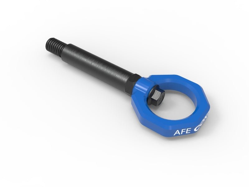 aFe Control Rear Tow Hook Blue BMW F - Chassis 2/3/4/M - My Store