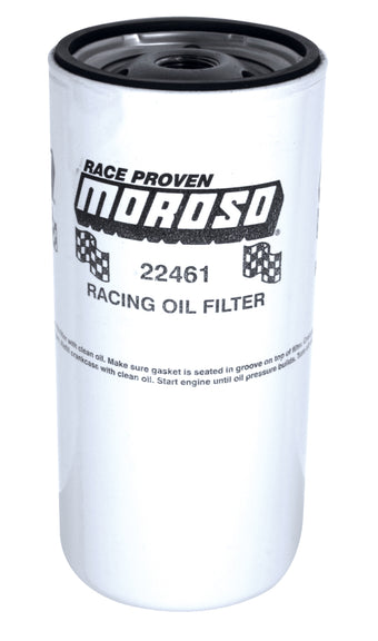 compare product Moroso Chevrolet 13/16in Thread 8in Tall Oil Filter - Racing
