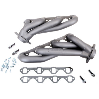 compare product BBK 79-93 Mustang 5.0 Shorty Unequal Length Exhaust Headers - 1-5/8 Titanium Ceramic