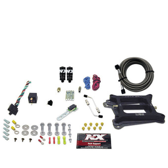 compare product Nitrous Express 4150 Hitman Plus 4-BBL Nitrous Kit (50-200HP) w/o Bottle