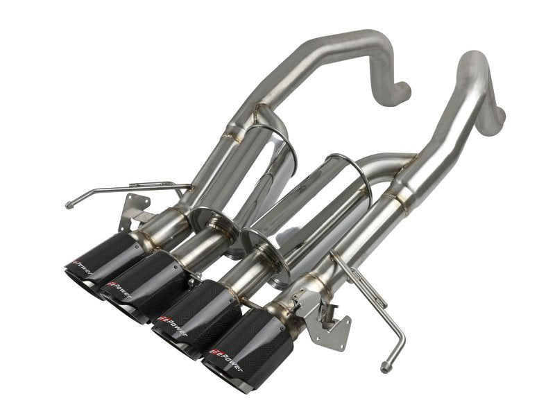 aFe MACHForce XP Axle Back 304SS Exhaust w/ Carbon Fiber Tips 15 - 19 Chevy Corvette Z06 - My Store