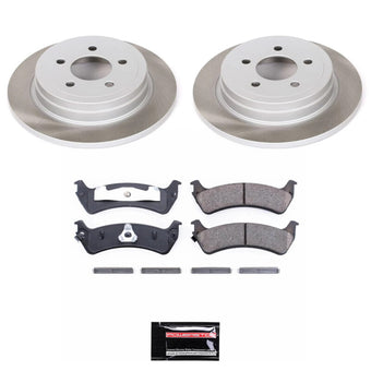 compare product Power Stop 03-05 Ford Explorer Sport Trac Rear Semi-Coated Rotor Kit
