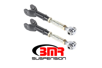 compare product BMR 16-17 6th Gen Camaro Upper Trailing Arms w/ On-Car Adj. Rod Ends - Black Hammertone