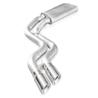 compare product Stainless Works 2015-18 F-150 Exhaust X-Pipe Resonator Muffler Exits In Front Of Passenger Rear Tire