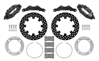 compare product Wilwood 2014+ Polaris RZR XP 1000 Rear Kit 11.25in Drilled - Black