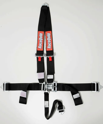 compare product RaceQuip Black L & L V4pt Seat Belt