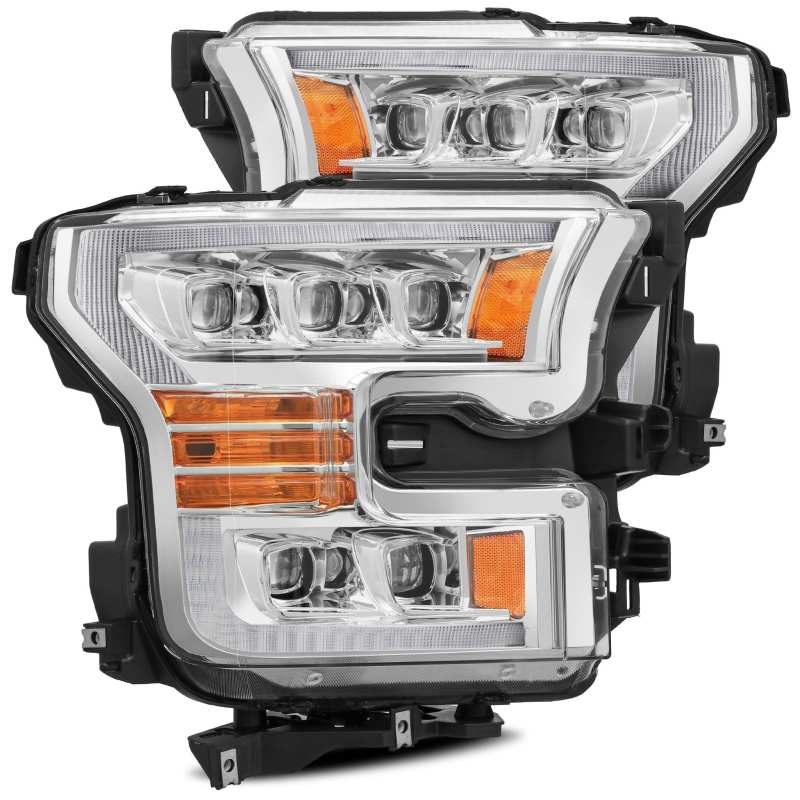 AlphaRex 11 - 16 Ford F - 350 SD NOVA LED Proj Headlights Plank Style Chrm w/Activ Light/Seq Signal - My Store