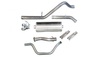 compare product Corsa 2007-2009 Chevrolet Silverado Crew Cab/Short Bed 1500 6.2L V8 Polished Sport Cat-Back Exhaust