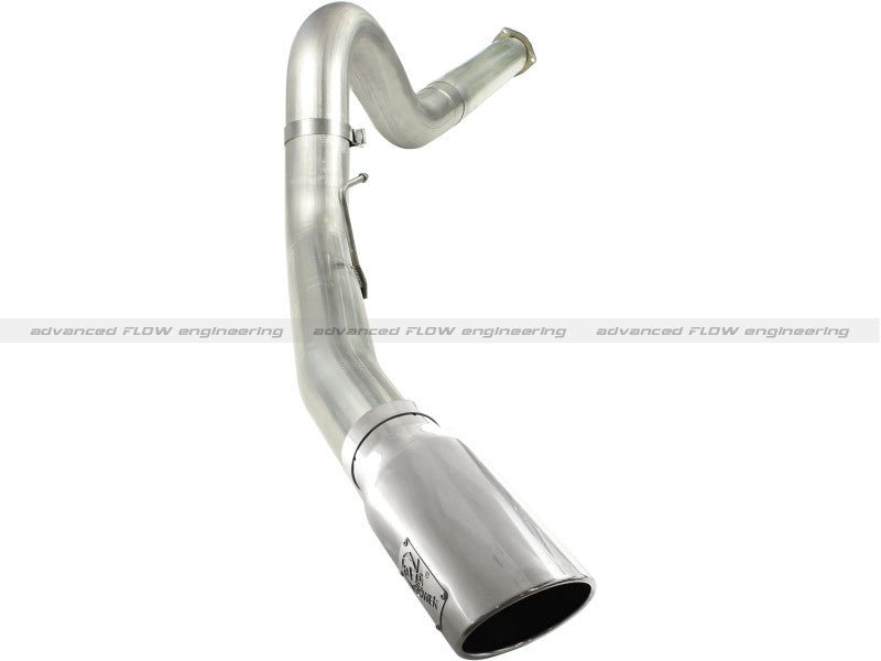 aFe MACHForce XP 5in DPF - Back Stainless Steel Exh Sys, polished tip,Ford Diesel Trucks 11 - 14 V8 - 6.7L - My Store
