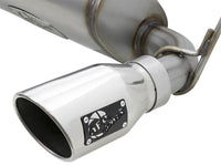 aFe Rebel Series 2.5in 409 SS Axle - Back Exhaust w/Polished Tips 07+ Jeep Wrangler (JK) V6 3.6L/3.8L - My Store