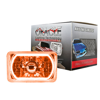 compare product Oracle Pre-Installed Lights 4x6 IN. Sealed Beam - Amber Halo