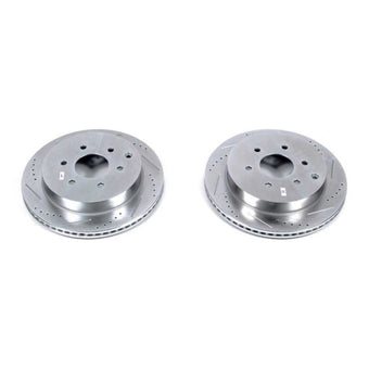 compare product Power Stop 11-13 Infiniti QX56 Rear Evolution Drilled & Slotted Rotors - Pair