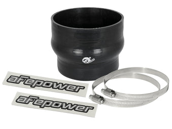compare product aFe Magnum FORCE CAI Silicone Coupling Kit (4in. ID to 3.5in. ID) 2.75in L Straight Reducer - Black