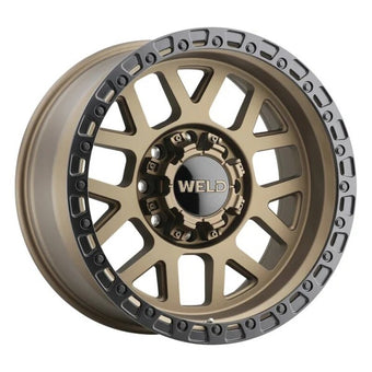 compare product Weld Off-Road W115 20X10 Cinch8x170 ET -18 BS 4.75 Satin Bronze / Satin Black Ring 125.1 CB