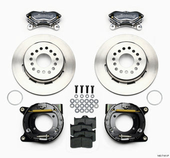 compare product Wilwood Forged Dynalite P/S Park Brake Kit Polished Chevy 12 Bolt w/ C-Clips