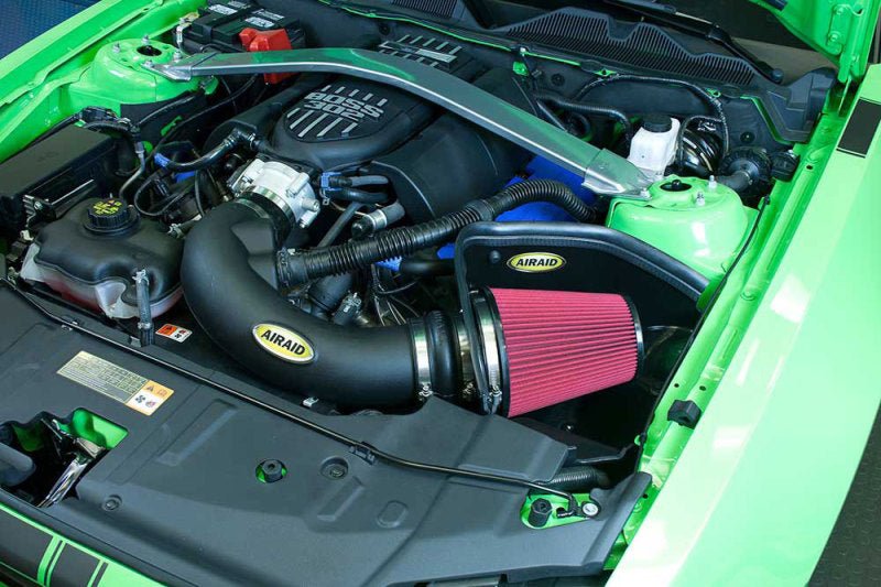Airaid 12 - 13 Ford Mustang Boss 302 MXP Intake System w/ Tube (Oiled / Red Media) - My Store