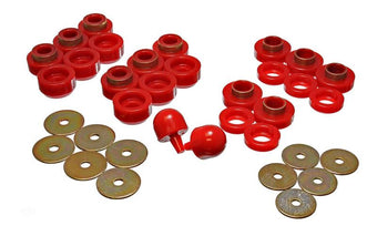 compare product Energy Suspension 97-06 Jeep Wrangler YJ & TJ Red Body(cab) Mount Set