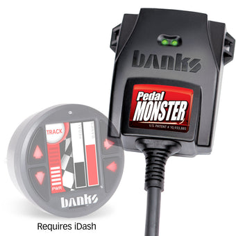 compare product Banks Power Pedal Monster Throttle Sensitivity Booster for Use w/ Exst. iDash - 07.5-19 GM 2500/3500