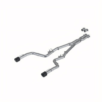 compare product MBRP 17-21 Charger 5.7L/6.2L/6.4L 3in Race Profile Cat-Back w/Dual Carbon Fiber Tips T304 SS Exhaust