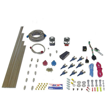 compare product Nitrous Express V8AN Gasoline EFI (100-500HP) Nitrous Kit w/o Bottle