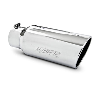compare product MBRP Universal Tip 7in O.D. Rolled End 5in inlet 18in length - T304 (SINGLE TIP)