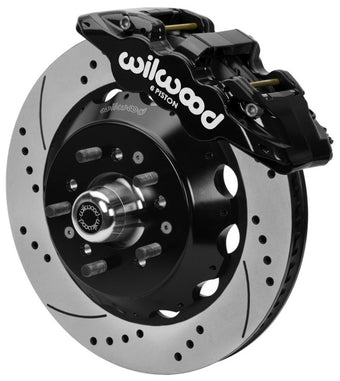 compare product Wilwood 70-81 FBody/75-79 A&XBody AERO6 Frt BBK 14in D/S Rtr Blk Calipers Use w/ Pro Drop Spindle
