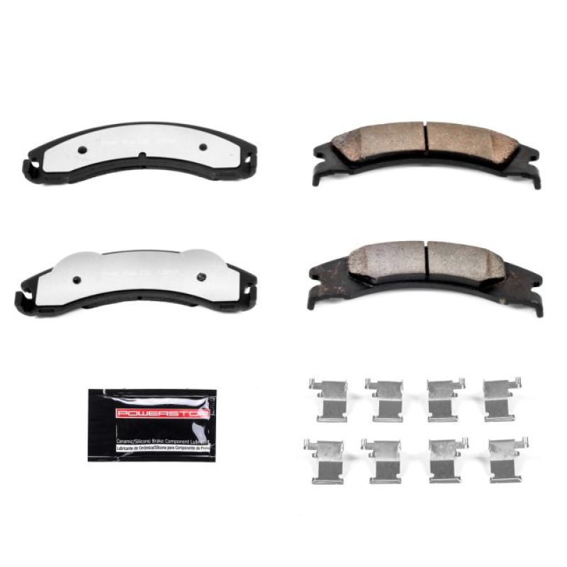 Power Stop 08 - 14 Ford E - 150 Rear Z36 Truck & Tow Brake Pads w/Hardware - My Store