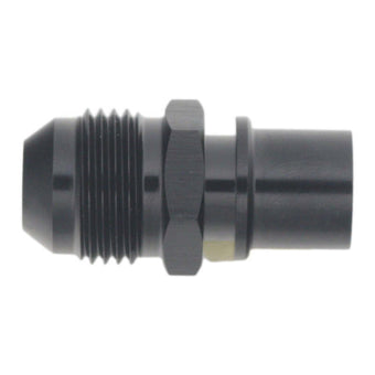 compare product DeatschWerks 8AN Male Flare to Toyota Module Quick Connect - Anodized Matte Black