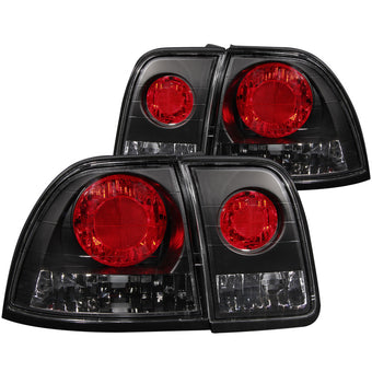 compare product ANZO 1996-1997 Honda Accord Taillights Black