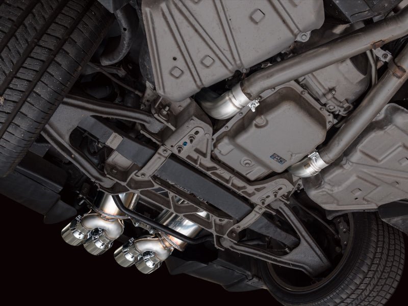 AWE Tuning 09 - 13 Chevrolet Corvette 6.2L Touring Edition Axle - Back Exhaust w/ Chrome Silver Tips - My Store