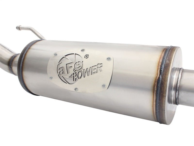 aFe MACHForce XP 2.5in SS - 409 Cat - Back Exhaust 07 - 16 Jeep Wrangler (JK) V6 - 3.6L/3.8L (2 - 4 Door) - My Store