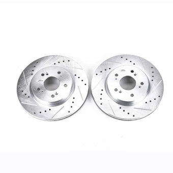 compare product Power Stop 07-12 Acura RDX Front Evolution Drilled & Slotted Rotors - Pair