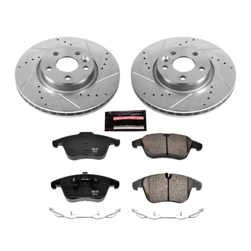 Power Stop 11 - 14 Volvo S60 Front Z23 Evolution Sport Brake Kit - My Store