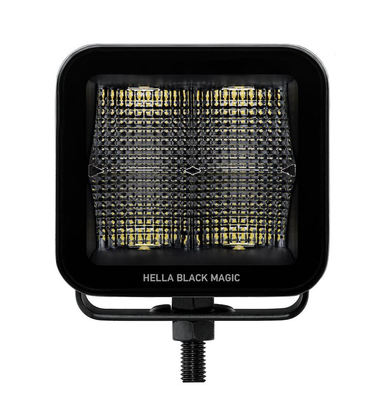 Hella Universal Black Magic 3.2in L.E.D. Cube Kit - Flood Beam - My Store
