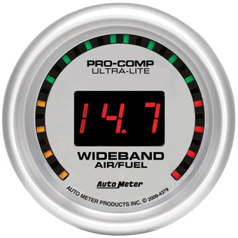 compare product Autometer Ultra-Lite 52mm Digital Wideband Air/Fuel Ratio Street Gauge