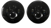 Raxiom 97 - 18 Jeep Wrangler TJ/JK Axial Series LED Daymaker Headlights - Black Housing (Clear Lens) - My Store