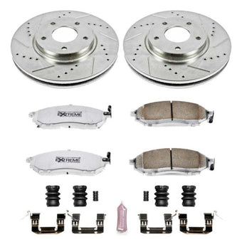 compare product Power Stop 03-04 Infiniti M45 Front Z26 Street Warrior Brake Kit