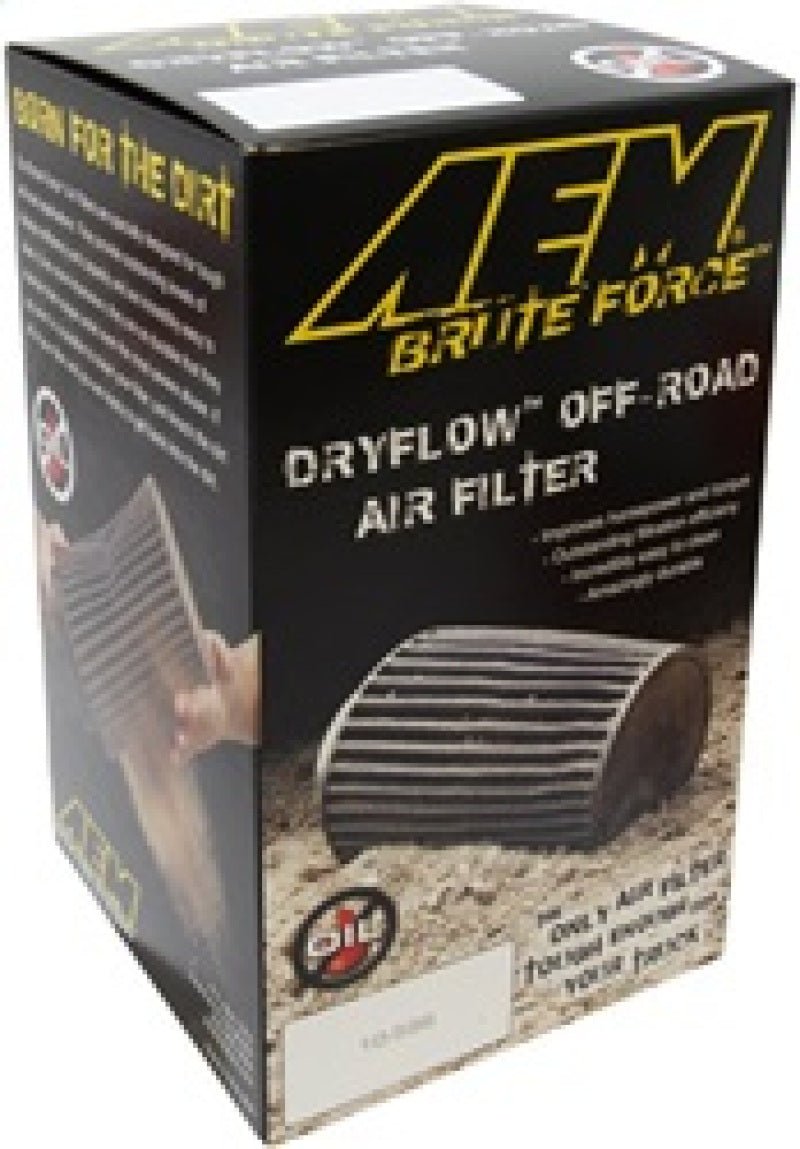 AEM 3.5 in x 9 in Dryflow Conical Air Filter - My Store