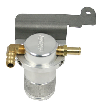 compare product Moroso 07-14 Ford Mustang GT500 Air/Oil Separator Catch Can - Small Body - Billet Aluminum