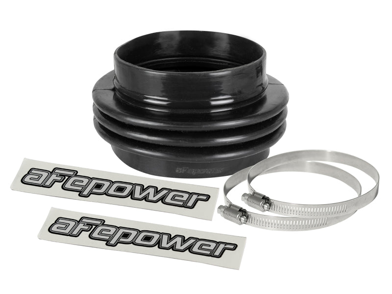 aFe Magnum FORCE Intake Coupling Kit (5 IN ID to 4 - 1/2 IN ID x3 - 1/4 IN L) Straight Bellow - Black - My Store