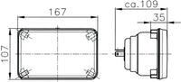 Hella Module 164 x 103mm H4 12V ECE Universal Lamp - My Store