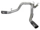 aFe LARGE BORE - HD 4in 409 - SS DPF - Back Exhaust w/Dual Black Tips 2017 GM Duramax V8 - 6.6L (td) L5P - My Store