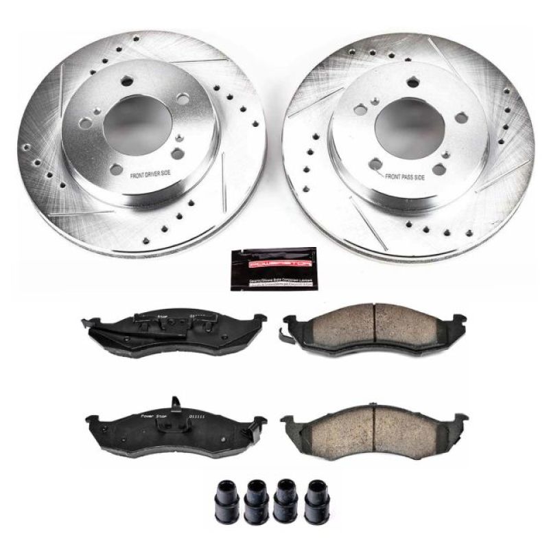 Power Stop 93 - 02 Mercury Villager Front Z23 Evolution Sport Brake Kit - My Store