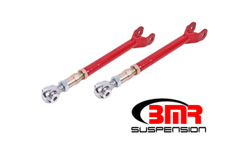 compare product BMR 08-17 Challenger Lower Trailing Arms w/ On-Car Adj. Rod Ends - Red