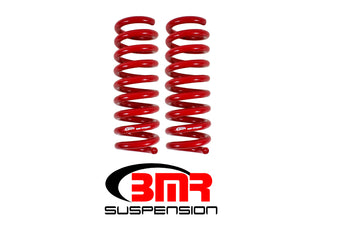 compare product BMR 16-17 6th Gen Camaro V8 Rear Performance Version Lowering Springs - Red