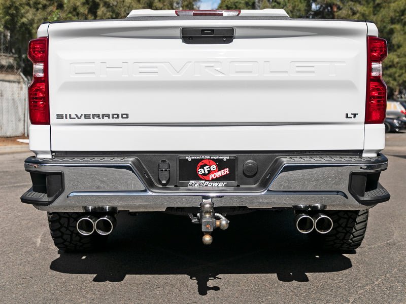 aFe Vulcan Series 3in - 2 - 1/2in 304 SS Cat - Back 2019 GM Silverado 1500 V8 - 5.3L w/ Polished Tips - My Store